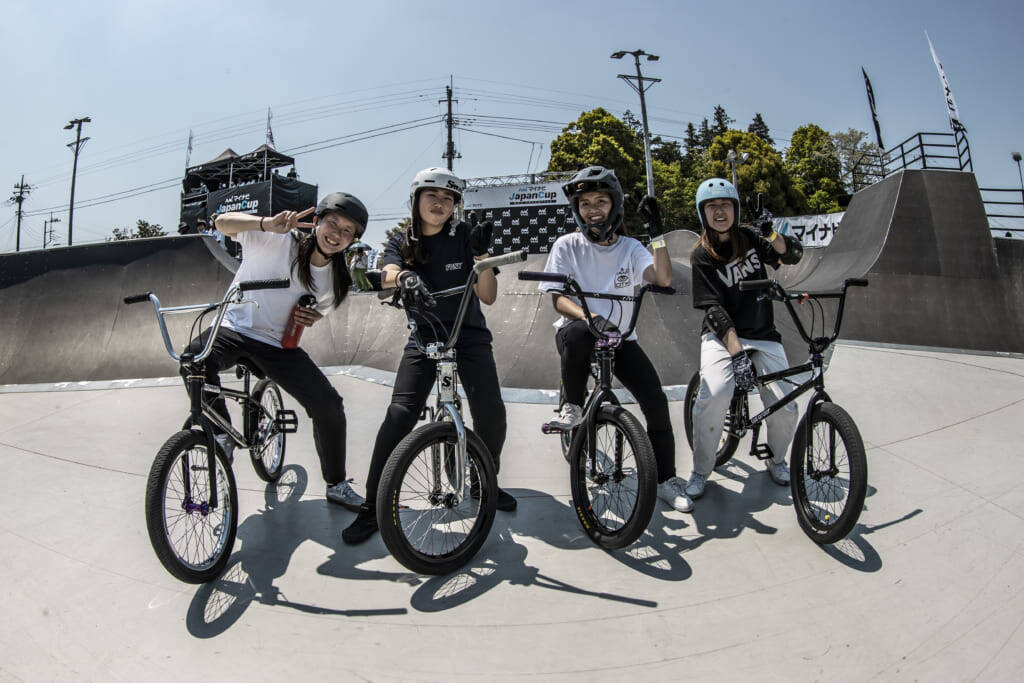 全日本チャンピオンたちが圧巻の走り。男子エリートは中村輪夢が、女子エリートは内藤寧々が優勝 「マイナビJapan Cup第1戦」BMXフリースタイル パーク種目