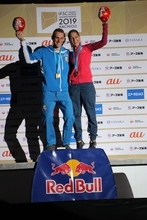 クライミング世界選手権スピードで男子はフォッサリ、女子はミロスラウが優勝