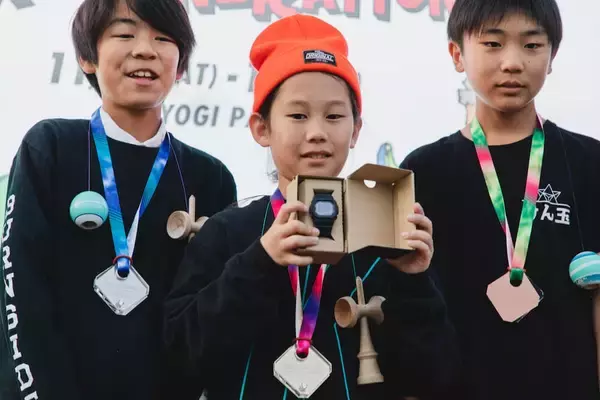 「U-15 ストリートスポーツエクスペリエンス 「NEXT GENERATIONS」けん玉コンペティションで SHINNOSUKE (小5)が優勝！」の画像