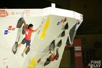 【スポーツクライミング】伊藤ふたばが全課題完登で決勝進出！「ボルダリングジャパンカップ 準決勝」