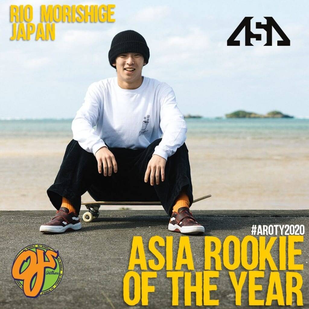 「Asia Skater of the Year」は三本木 心(日本)とマージリン・ディダル(フィリピン)