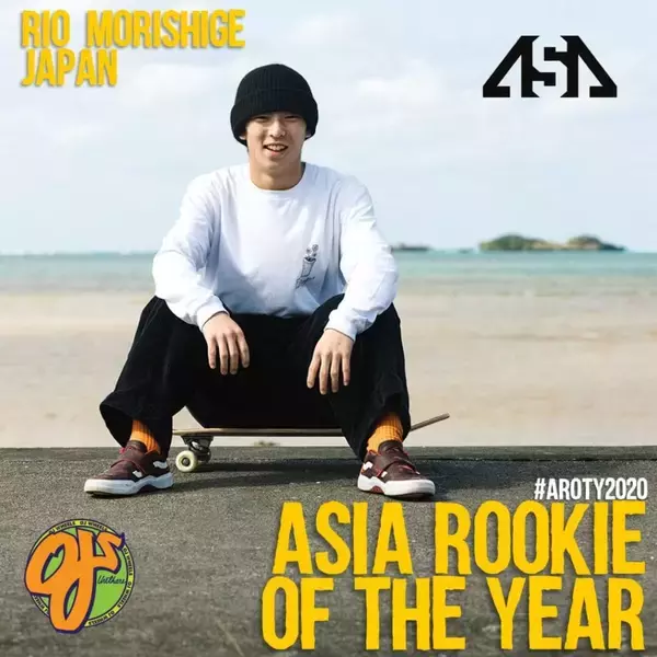 「「Asia Skater of the Year」は三本木 心(日本)とマージリン・ディダル(フィリピン)」の画像
