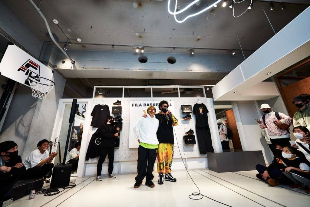 FILA BASKETBALL 　FREESTYLE BASKETBALLER「BUG⁉」とのコラボコレクションを発売