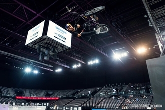 2021 年 UCI アーバンサイクリング世界選⼿権（フランス・モンペリエ）  BMX フリースタイル・パーク 中村輪夢は 7 位