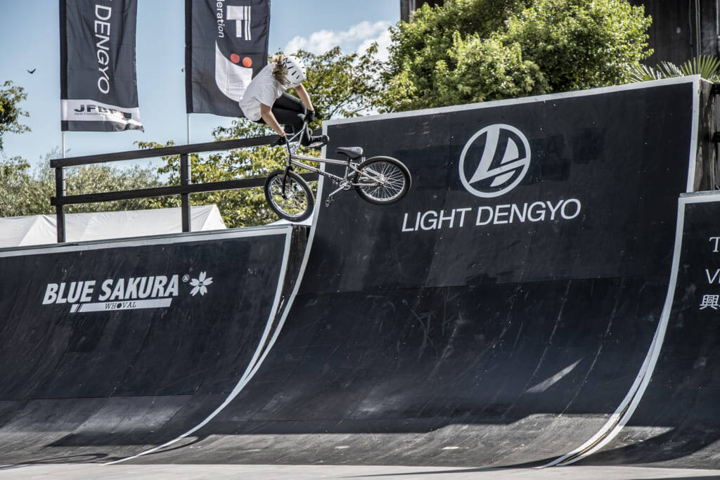 東京五輪後初大会、中村輪夢が3連覇、内藤寧々が最年少タイトル「第5回全日本BMXフリースタイル選手権」パーク種目