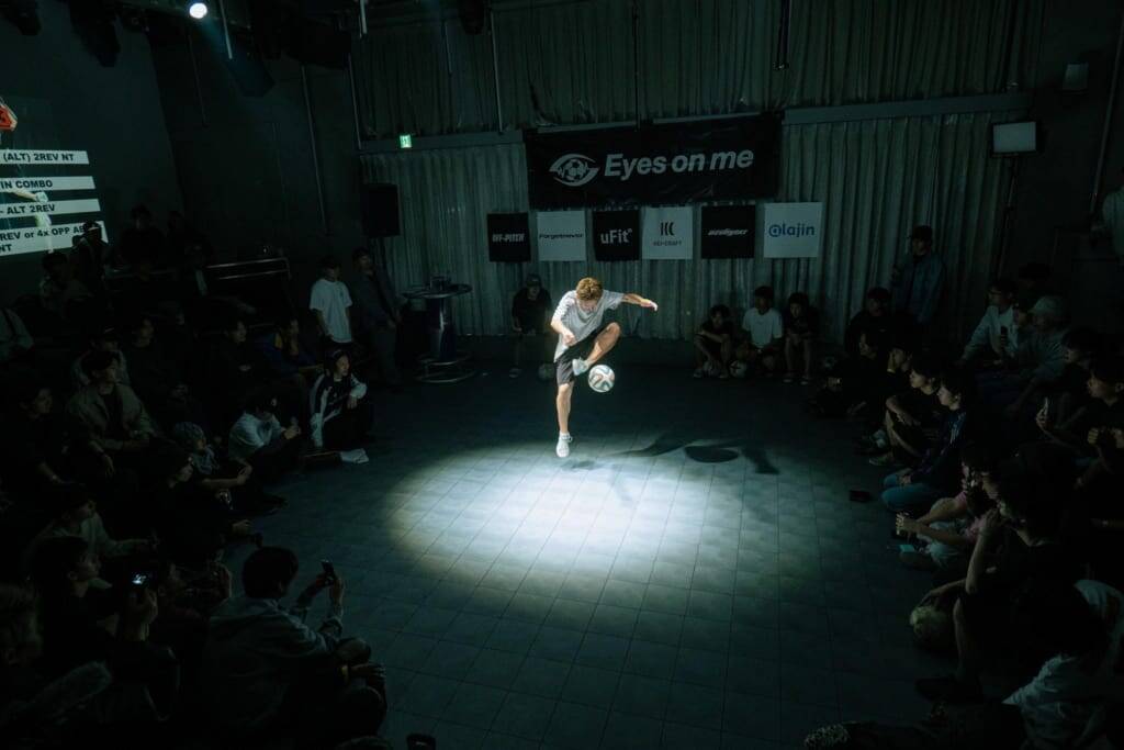 フリースタイルフットボールのトッププレイヤー達が集結。「Eyes on me 2026」会場に満ちた熱気と主催者が語るショーケース
