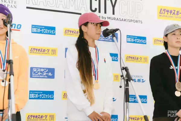 「弱冠12歳が東京五輪王者抑え優勝「Kasama City Cup」ストリート種目 女子は赤間凛音が優勝、西矢椛は準優勝」の画像