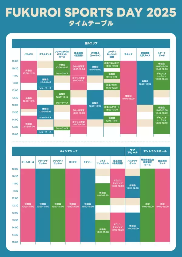 「袋井市市制施行20周年記念イベントとして「FUKUROI SPORTS DAY 2025」開催！」の画像