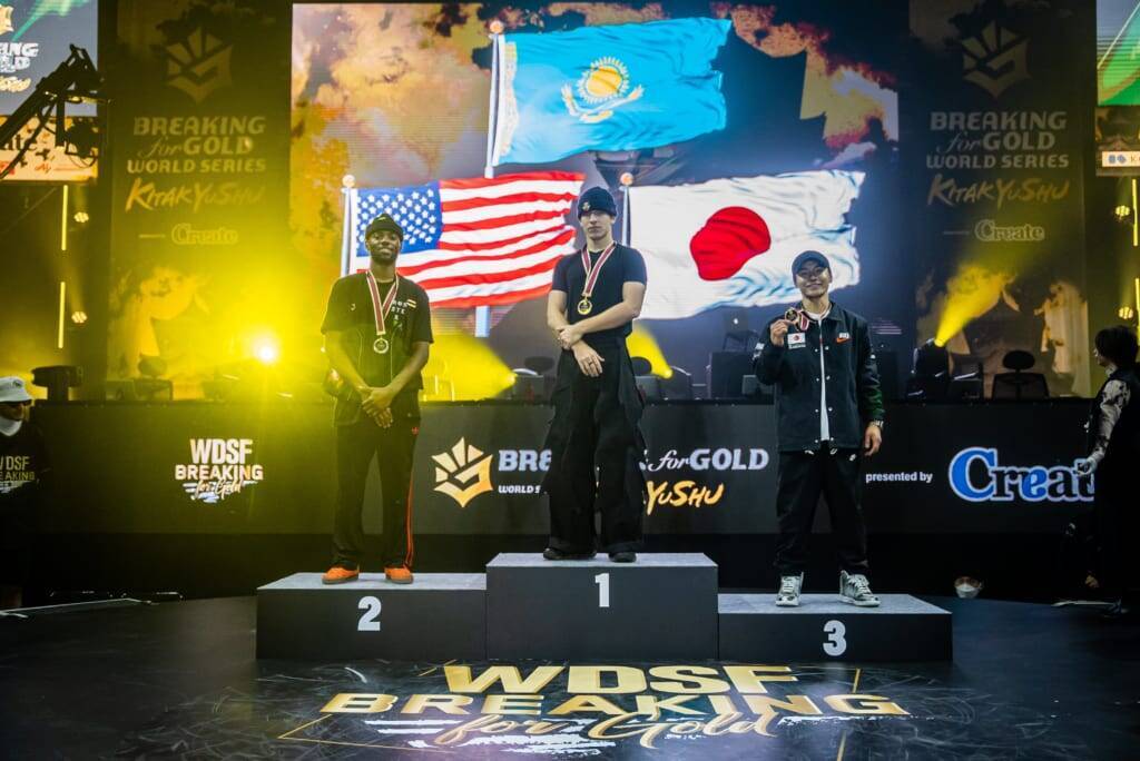 カザフスタンの Amir と中国の 671 が世界の頂点に！【WDSF Breaking for Gold World Series in 北九州 presented by Create】