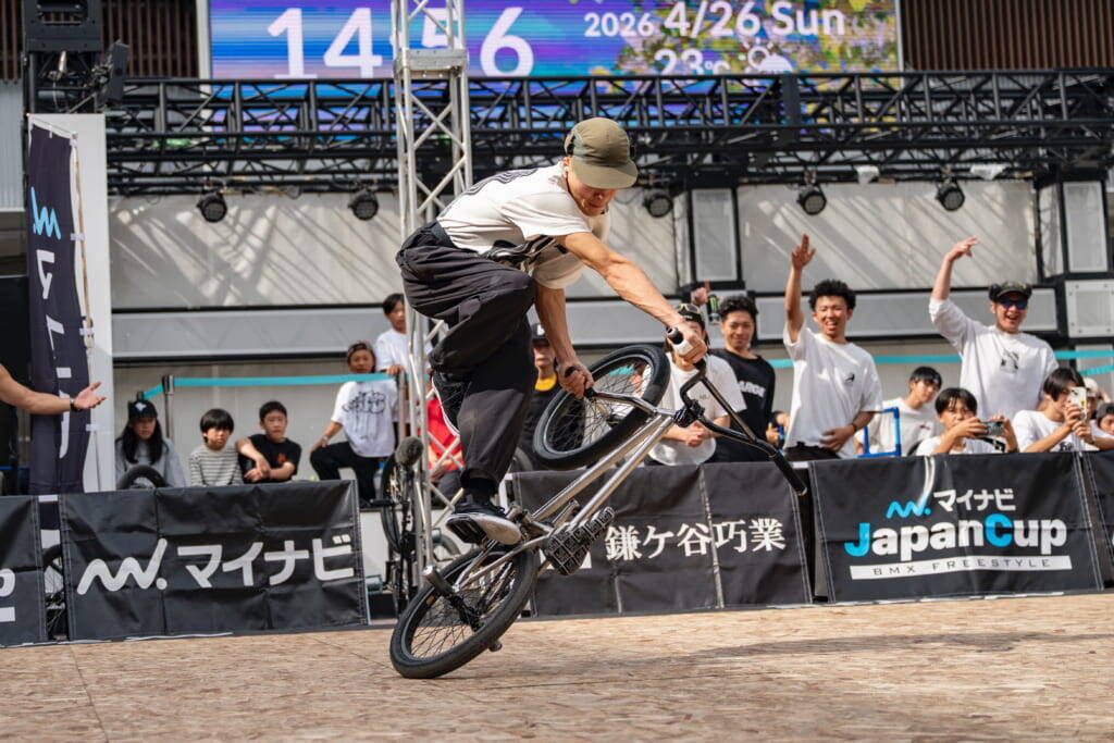 世界大会優勝経験者がJapan Cup念願の初優勝！「マイナビ JapanCup Nagoya 2026」BMXフリースタイル・フラットランド種目