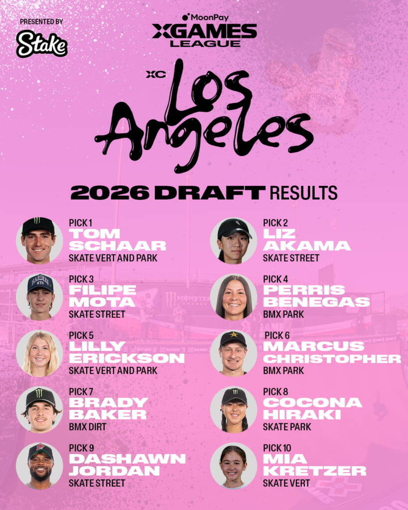 X Games発のプロリーグ「X Games League」の見どころと各クラブチームメンバーを徹底紹介！