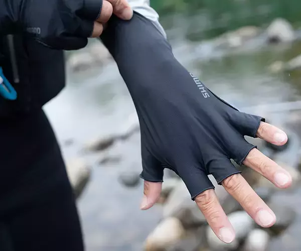 「サンプロテクショングローブ5は2024年リリースの日焼け対策グローブ【シマノ】」の画像