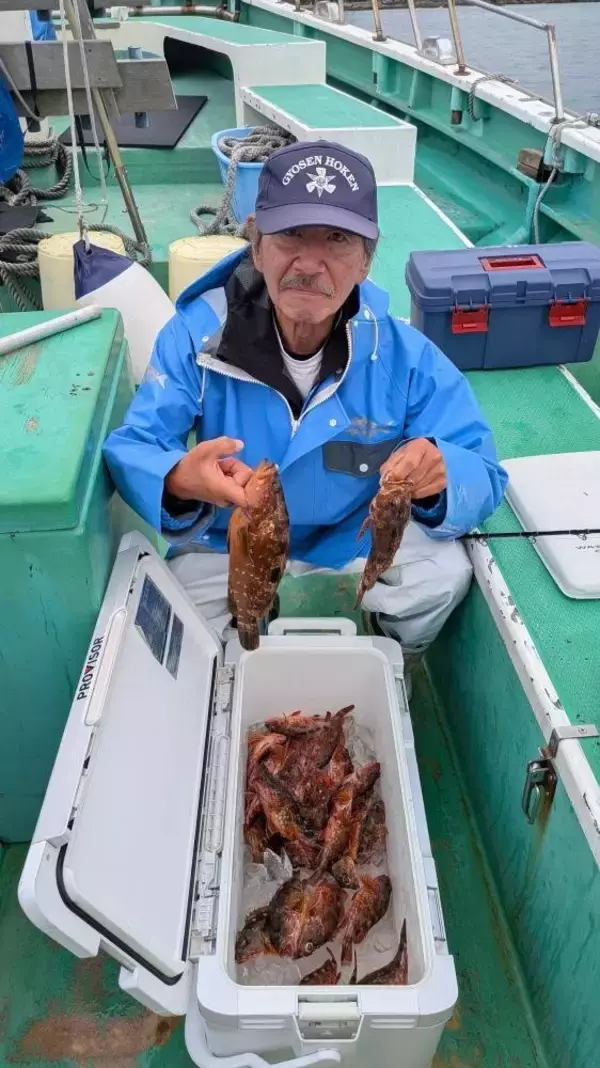 【釣果速報】神奈川県ゆうせい丸で高級魚カサゴが順調に上がる！トップは26匹！ポイントを知り尽くす船長はお客さんからの信頼絶大！