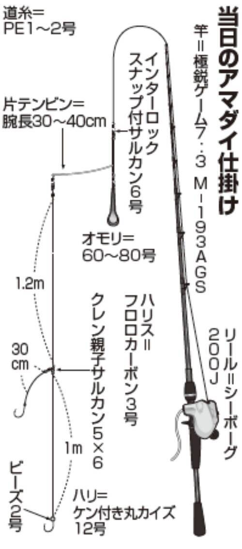50cmオーバーの大型＋シロアマダイも！相模湾のアマダイ佳境