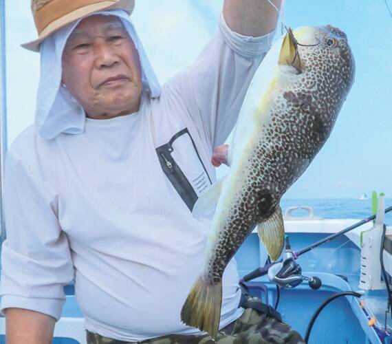良型狙うなら今がチャンス　大原で始める秋のフグ釣り