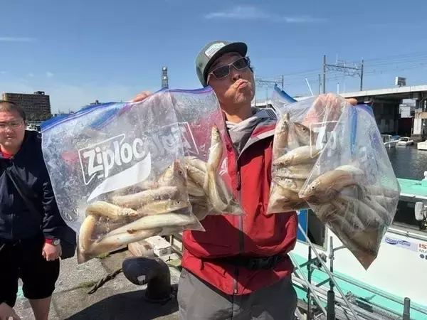 【釣果速報】千葉県守山丸でシロギストップ77匹！記録更新が狙える今はサイズも良型でとってもおトク！