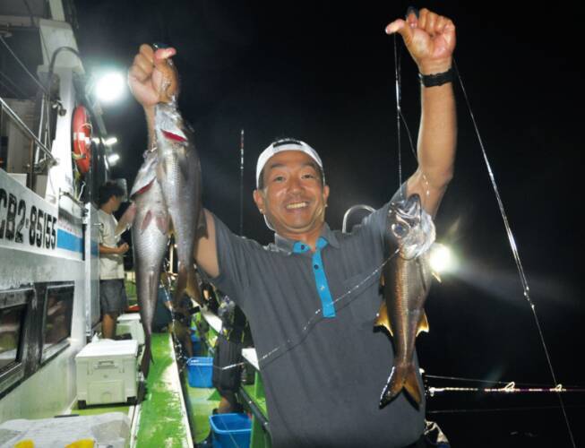 内房名物夜ムツ乗合 ビッグサイズに沸く