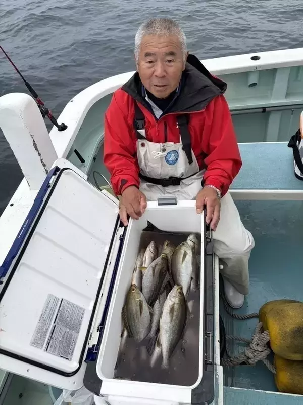 【釣果速報】神奈川県伝五郎丸で朝からイサキ好調！竿頭は80匹！クーラーをいっぱいにしたい方は神奈川県伝五郎丸へ急げ～！