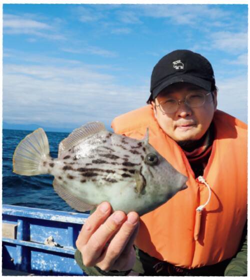 三浦半島長井荒崎港カワハギ