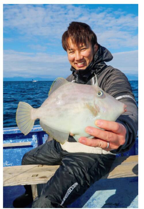 三浦半島長井荒崎港カワハギ