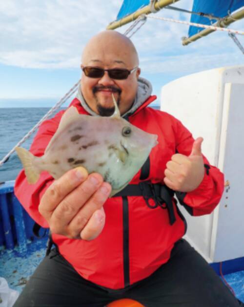 三浦半島長井荒崎港カワハギ