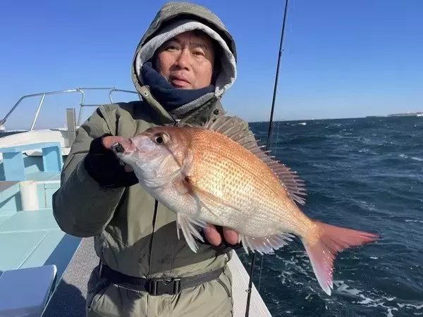 「【釣果速報】神奈川県村本海事で獲れるマダイがデカい！2kg前後の良型多く、ゲストも多彩！さあ、ビッグドリームを掴みに行こう！」の画像