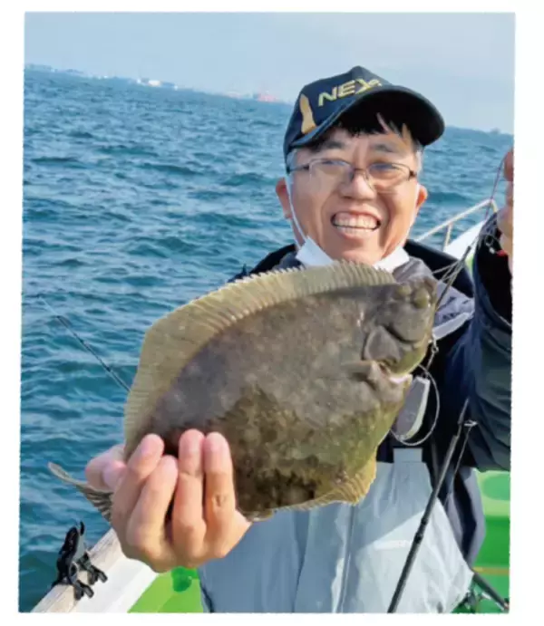 「今や高嶺の花も視界良好　東京湾のマコガレイ健在！」の画像