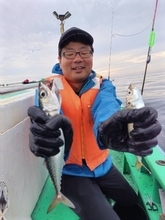 【釣果速報】神奈川県かりゆし丸で38cmのアジをキャッチ！ゲストも充実！充実の釣行をお約束します！