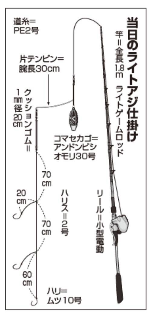 コマセワークが肝心湾奥のライトアジ好調