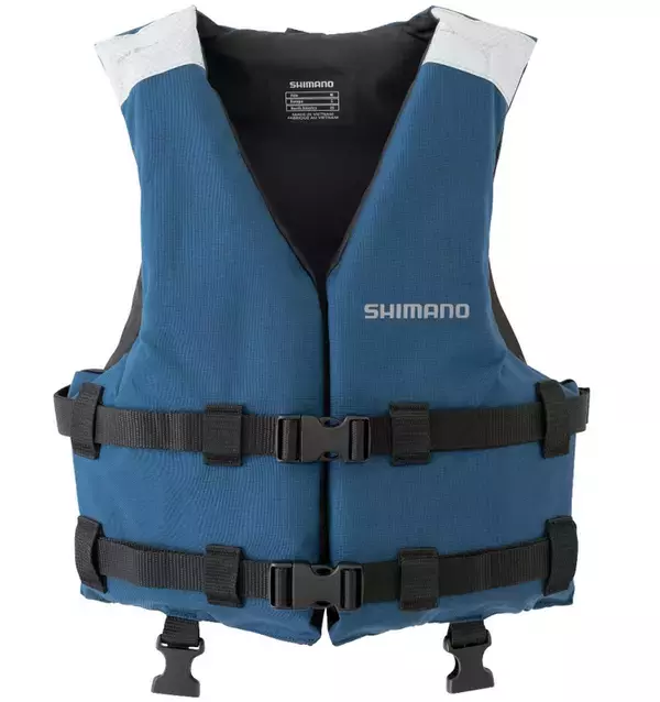 「キッズフロートベストVF-098Vを着て安全に釣りを楽しもう！2022年シマノから新発売の子供用フローティングベスト」の画像