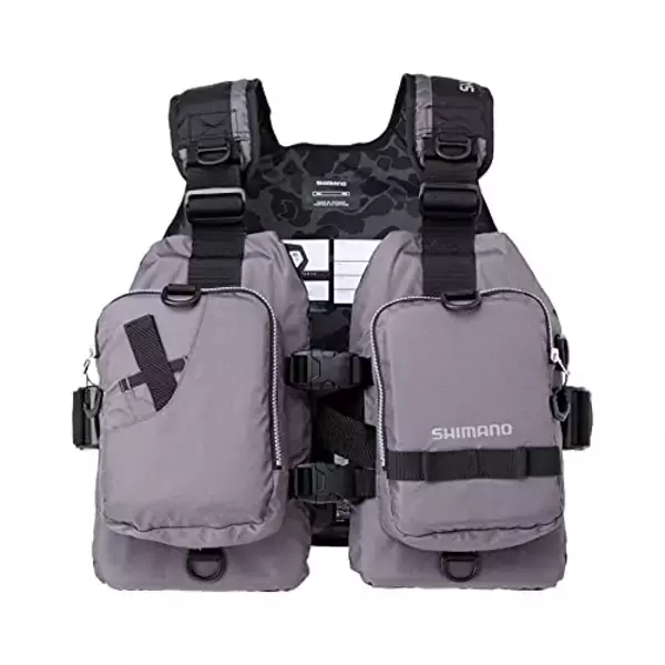 「キッズフロートベストVF-098Vを着て安全に釣りを楽しもう！2022年シマノから新発売の子供用フローティングベスト」の画像