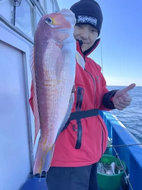 「【釣果速報】茨城県のことぶき丸でマダイ・アマダイ・トラフグ・マゾイ他GET！多種多様！充実の釣行をお約束します！」の画像