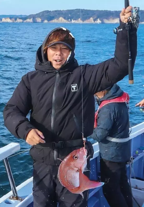 「外房大原の一つテンヤマダイ」の画像