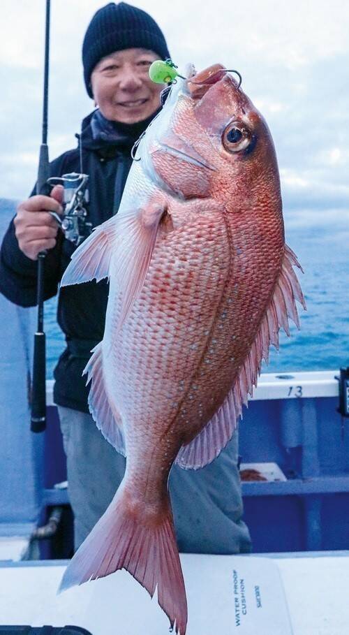 外房大原の一つテンヤマダイ