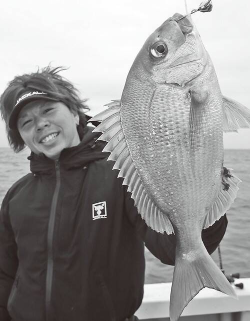 茨城県日立沖のマダイ
