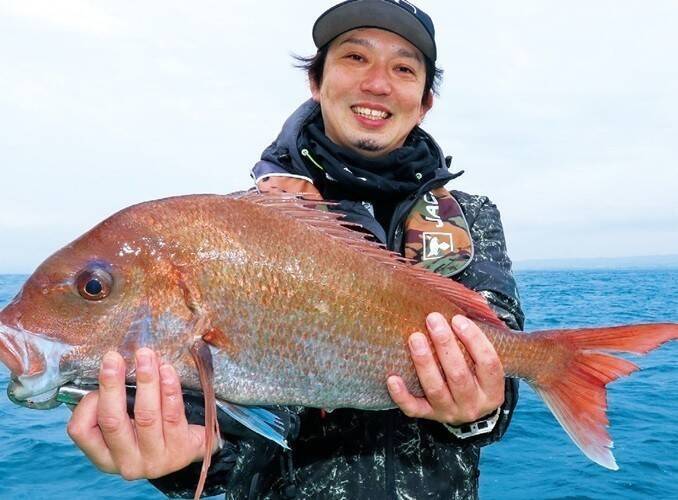 茨城県日立沖のマダイ