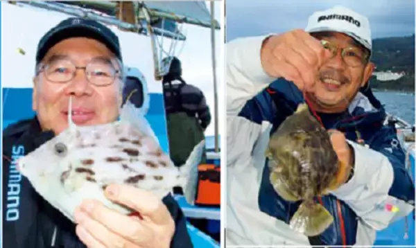 「午後船でゆったり、まったり真鶴半島福浦で尺ハギと遊ぶ」の画像