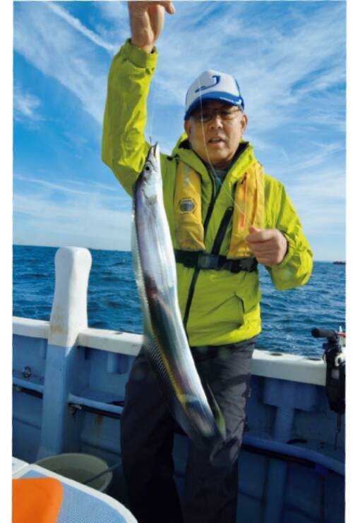 良型交じりで好調キープ！東京湾のテンビンタチウオ