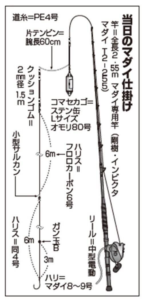タナ取りと誘いが肝心　南伊豆のマダイ狙い目