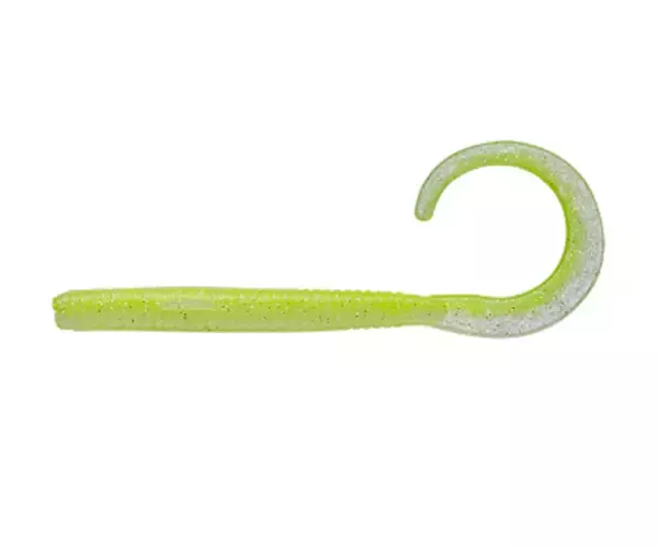 「人気のルーシーに2024年新カラー登場！エバーグリーンの細身カーリーテールワーム」の画像