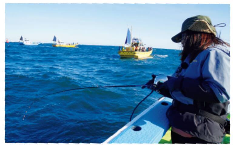 東京湾でタチウオ＆アジのリレー船