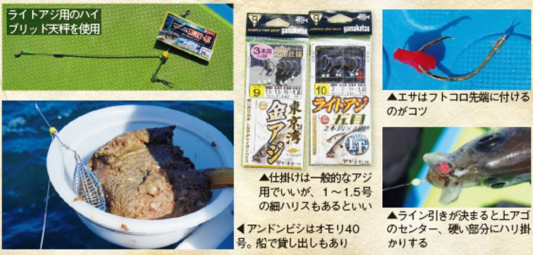 東京湾でタチウオ＆アジのリレー船