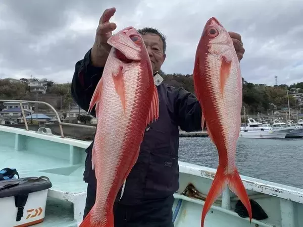 【釣果速報】静岡県久寿丸で3.50kgの巨大オナガダイゲット！あなたも真っ赤な海の宝石を捕まえに行きませんか？