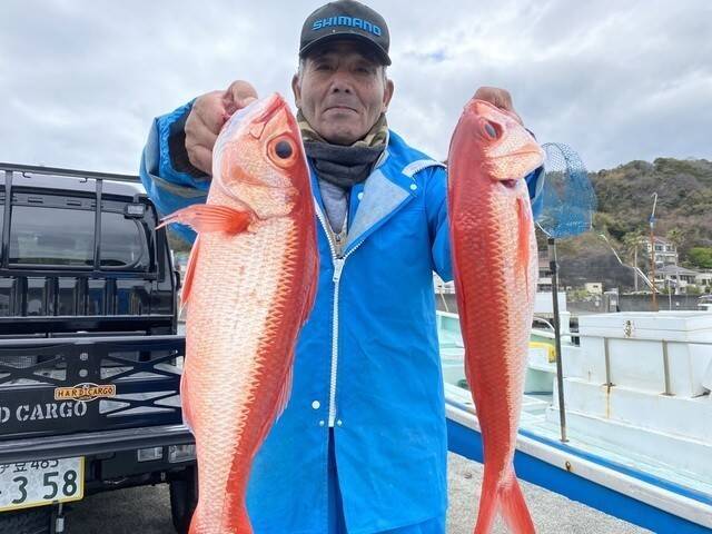 【釣果速報】静岡県久寿丸で3.50kgの巨大オナガダイゲット！あなたも真っ赤な海の宝石を捕まえに行きませんか？