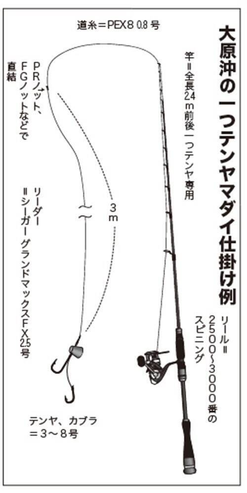 確実に「鯛」を釣るなら一つテンヤマダイで決まり！