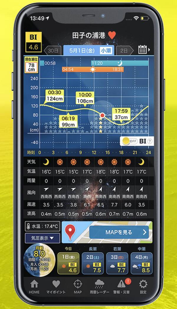 釣り人必須の潮見表アプリ特集 使い勝手がよく機能性の高いものを選ぼう 22年6月17日 エキサイトニュース