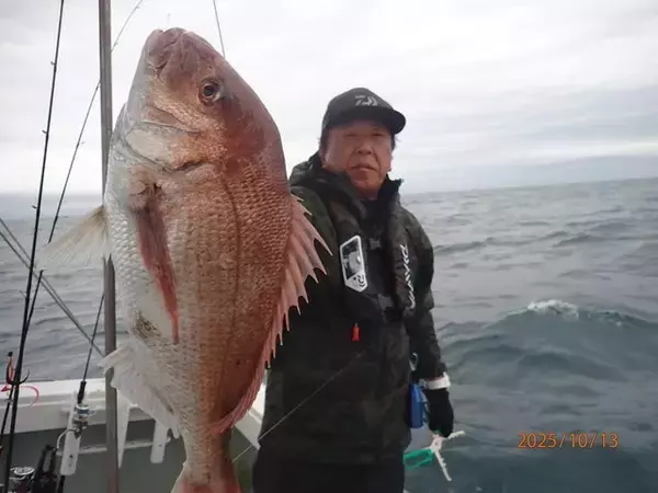 「【釣果速報】福島県つりエサ豊漁でマダイ・チャリコ好調！最大79cm！今後の釣行も期待大！」の画像