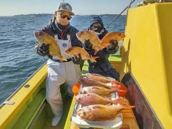 【釣果速報】神奈川県鴨下丸kawanaで1.30kgの良型マダイをゲット！あなたも神奈川県鴨下丸kawanaでマダイを狙おう！