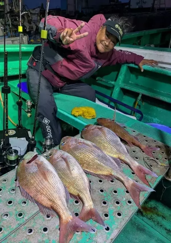 【釣果速報】茨城県長岡丸で2.74kgの特大マダイ出た！現在、中～大鯛メインにコンスタントに釣れてる模様です！