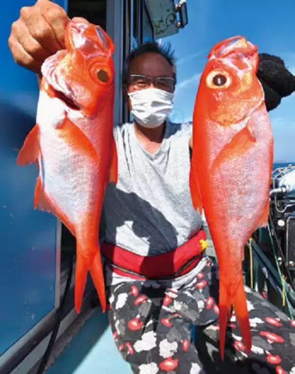 「【石廊崎沖のキンメ快調！】気軽にフルレンタル、本格深場釣り入門にもおすすめ！」の画像